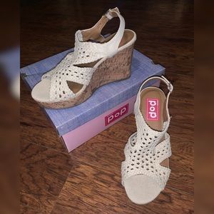 NIB! Women’s POP Wedge Sandals • Size 8.5